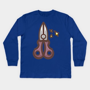 scissors Kids Long Sleeve T-Shirt